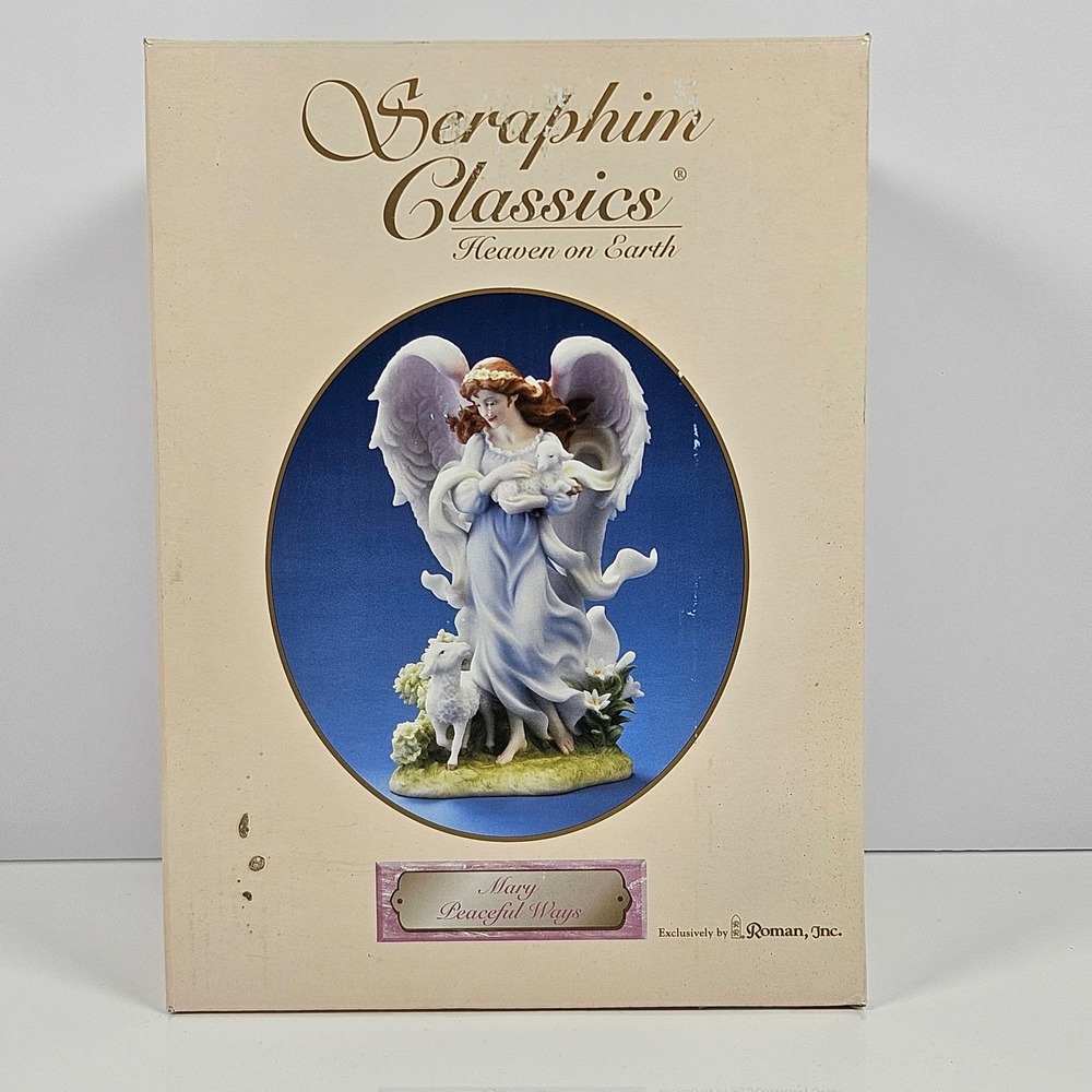 Seraphim Classics Mary Peaceful Ways Angel Figurine Roman Inc 78773 Limited Ed